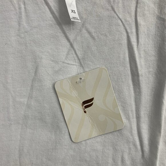 Fabletics Shirt Women XS White Micah Tank Top Athleisure Activewear Gym Yoga - Picture 6 of 12
